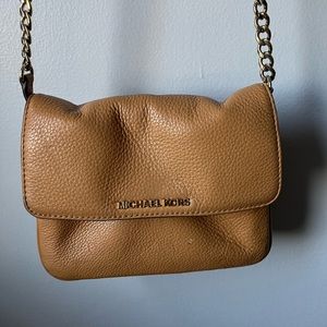 Tan Leather Michael Kors Crossbody Bag